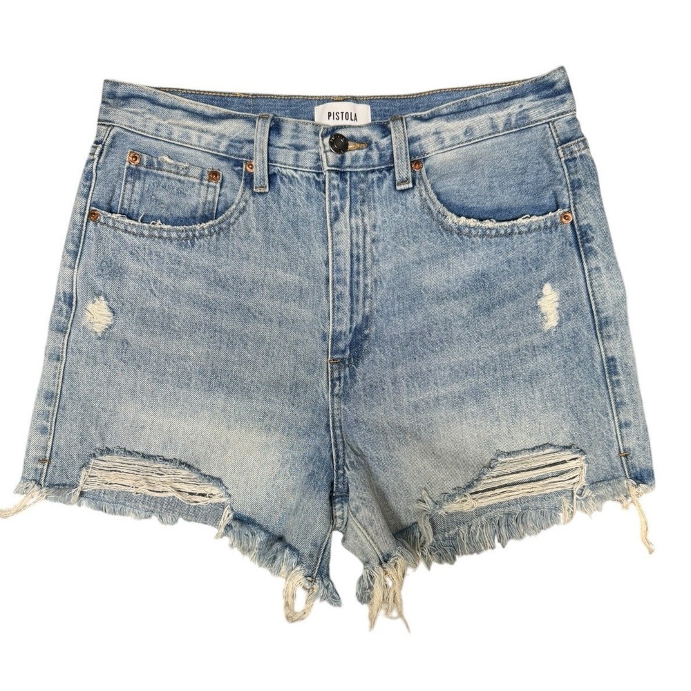 PISTOLA Maeve Super High Rise Cut Off Shorts Dolores Park Women's Size 28